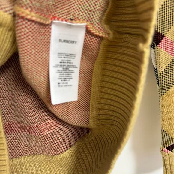 Burberry Vintage Check V-neck cardigan - Picture 12 of 12